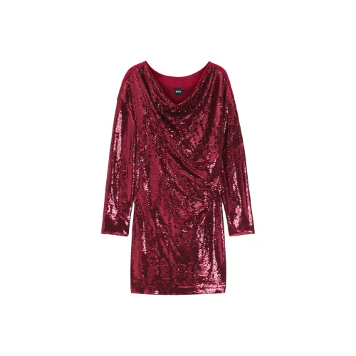 Hugo Boss Длинное платье с длинными рукавами женское