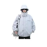 Серо-бежевая куртка