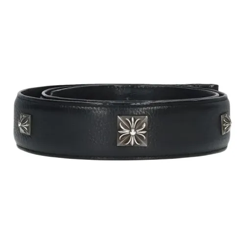 Chrome Hearts Кожаные ремни Унисекс Черный