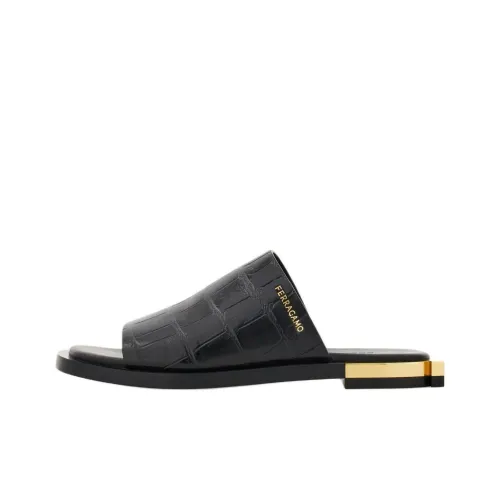 Ferragamo Слипоны Женские Черные