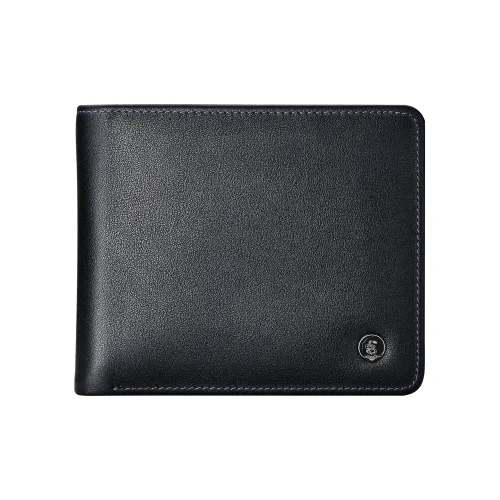 POLOMEISDO Топ Коровья Кожа Китайский Зодиак Кошелек Стандартный Мужской Черный