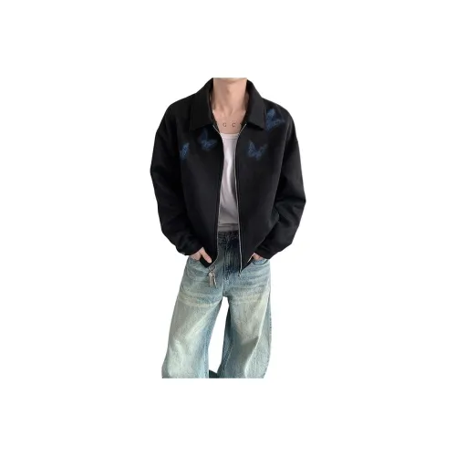 GEOGRE ALEX Черные Мужские Куртки