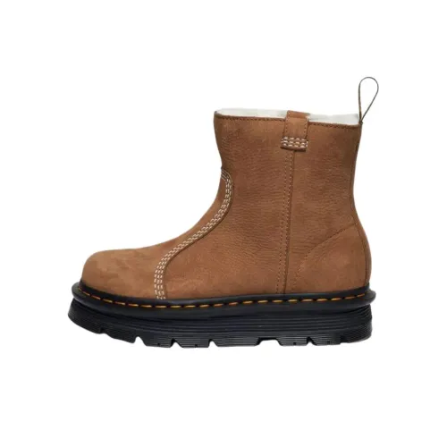 Dr.Martens ZEBZAG RIGGER Термостойкие Сноубутсы Женские Коричневый