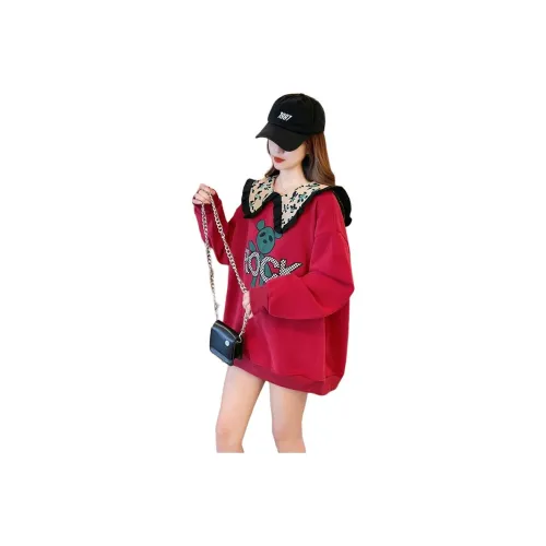 Amyway Red Women's Sweatshirts Amyway Красный Женские Свитшоты