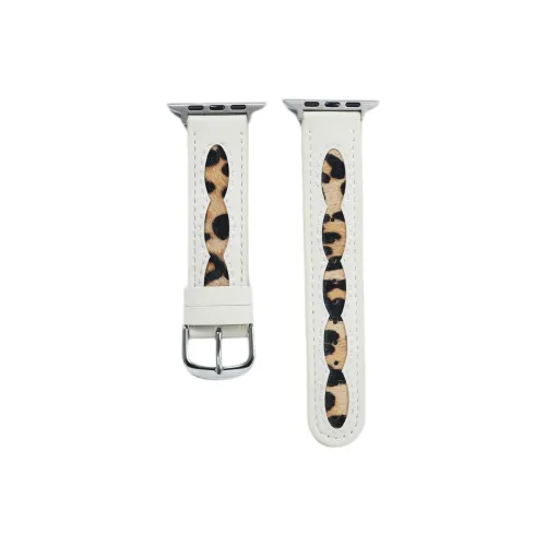 Wei Xin Ремень Apple Совместимость Леопардовый принт с кожаными вставками Материал