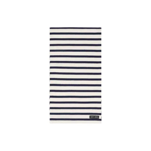 SAINT JAMES Cotton Knit Шарфы Мужской Экрю Морской Синий