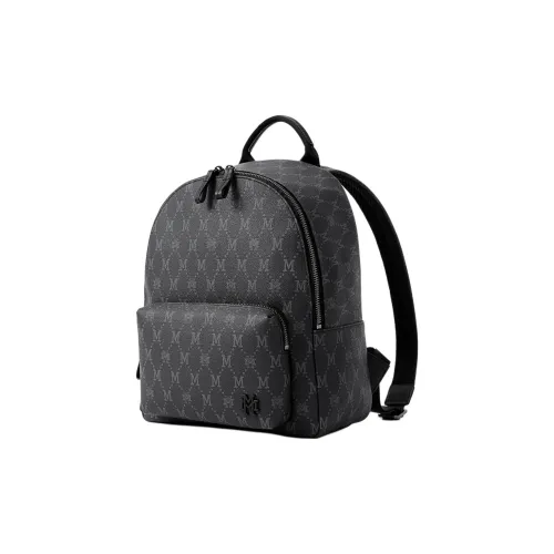 FION Рюкзак из искусственной кожи стандартный мужской классический черный