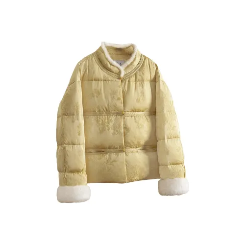 TOUCH Пуховая куртка Женская Желтая