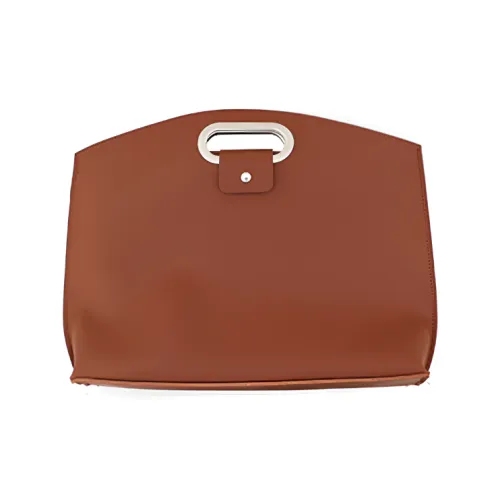 NOMK ПУ (полиуретан) Сумка Унисекс Кофейный Черный Белый Яшма