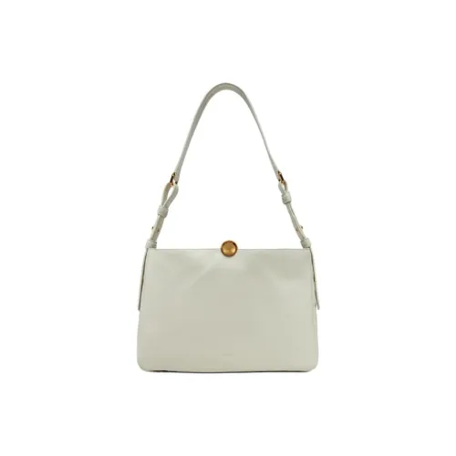 Furla Verona Телячья кожа Сумка через плечо средний размер женская белая