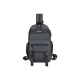 Двухплечевой ремень серого цвета