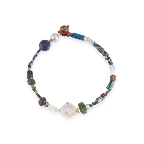 AJIDOU Браслеты из нефрита с цветным глазурью Женские