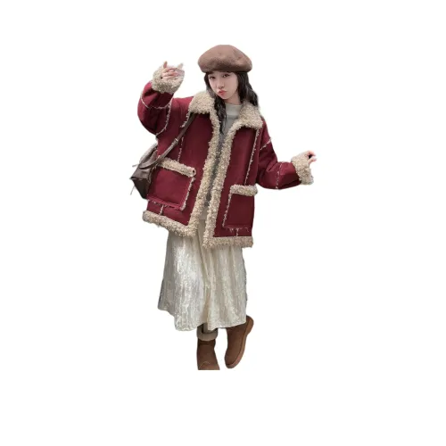 Mami Macca Анкора Красный Школьный возраст Натуральный и Искусственный мех