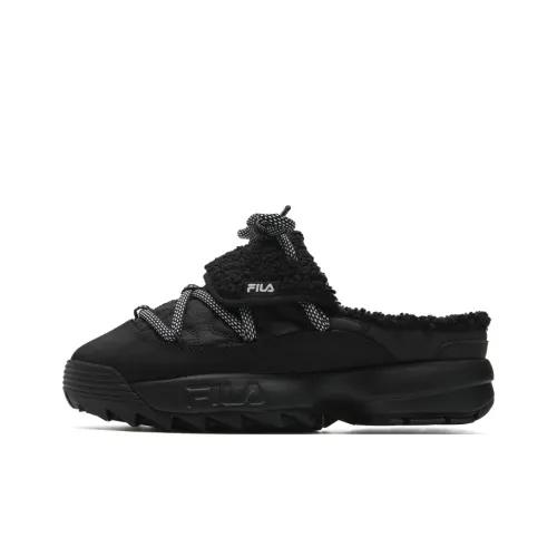 FILA Домашние тапочки Женские Черные