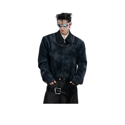 MARK WAFFLE Черный Унисекс Куртки