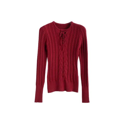 Tonlion Темно-красный Женский Трикотаж