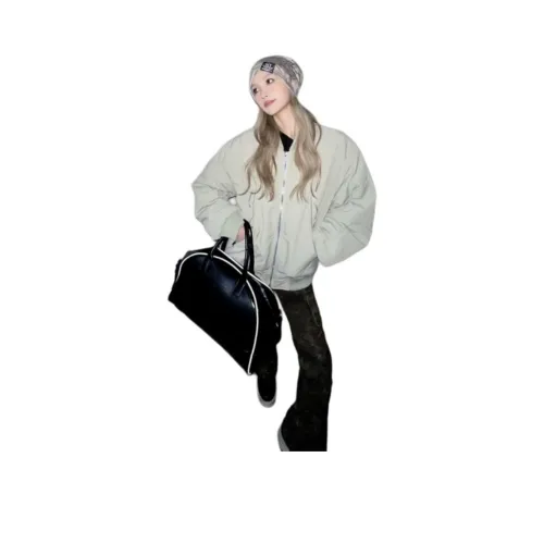 PVPVPV Горохово-зеленый унисекс пуховики