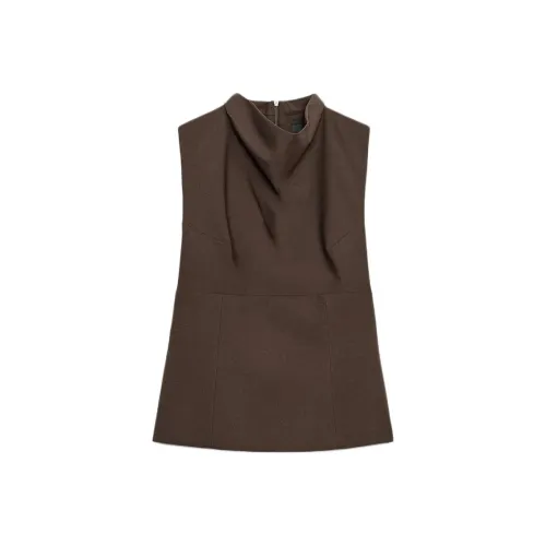 ZARA Коричневый Женские Майки