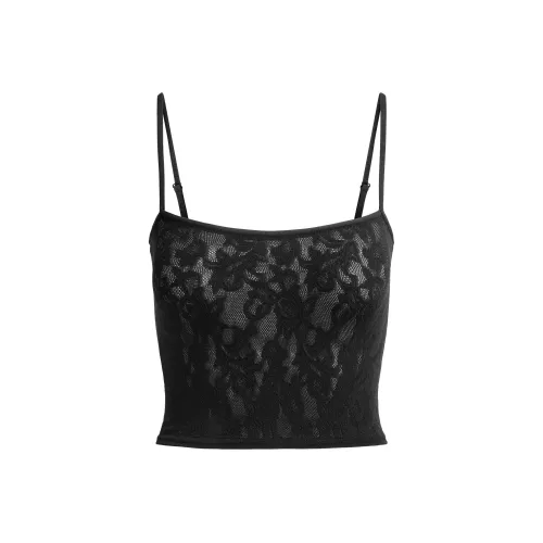 SKIMS FW25 KNIT Lace Cropped Cami Top Women's