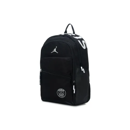 Jordan Polyester Backpack Medium Unisex Black Джордан Полиэстер Рюкзак Средний Унисекс Черный