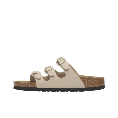 Birkenstock FLORIDA Шлепанцы Женские Песочный Регулярный Свободный крой