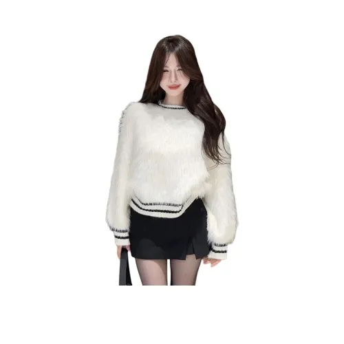 YOUSEKOO Молоко Белый Женский Трикотаж