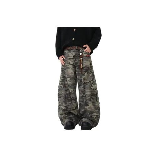 HOKLV Камуфляж С подарками Съемная застежка-булавка Унисекс Джинсы