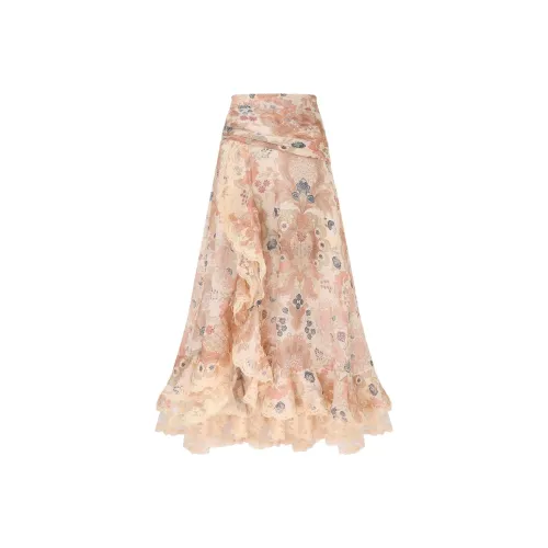 Zimmermann SS26 Повседневная длинная юбка для женщин