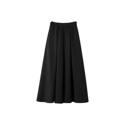 Late White Повседневный Длинный Юбка Женские