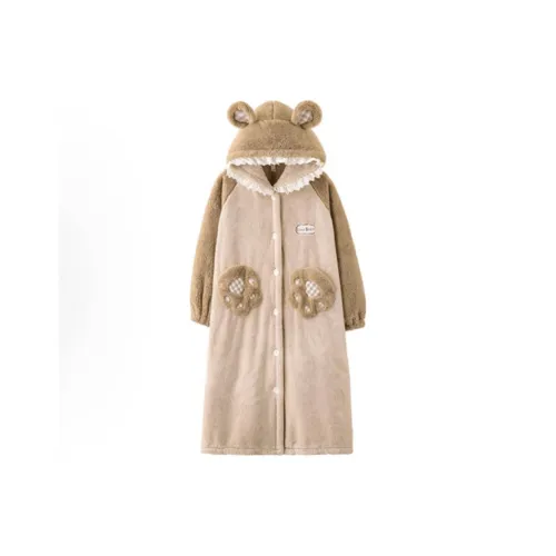 NATTY Медведь Сон Халат Женские Банные халаты