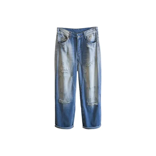 AIMEEROSA Blue Women's Jeans AIMEEROSA Синий Женские Джинсы