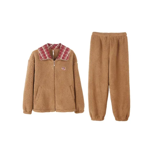 Aannsfam Жженый янтарный Мужской Пижамные комплекты