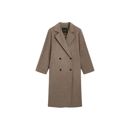 Massimo Dutti Коричневое Женское Пальто