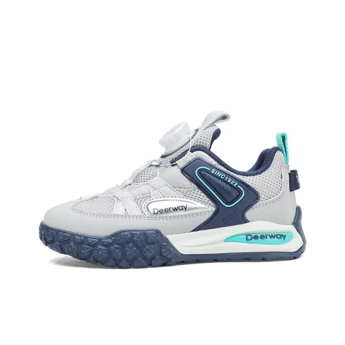DEERWAY Противоскользящие Анти-КИК Устойчивые к износу Отскок Низкие Кроссовки для бега Детские
