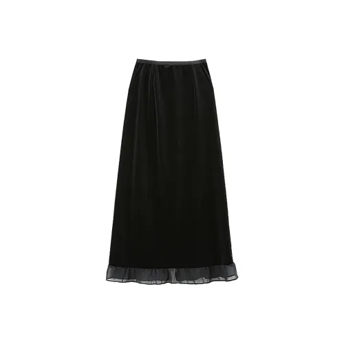 A paradise for awakening KNIT Длинный Юбка Женские