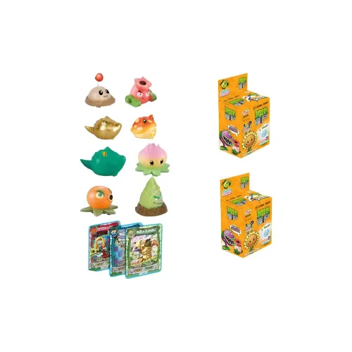 SHI JI YI GAO Растение VS Zombies Слепые коробки Один Mystery Коробка Целая коробка 8 шт