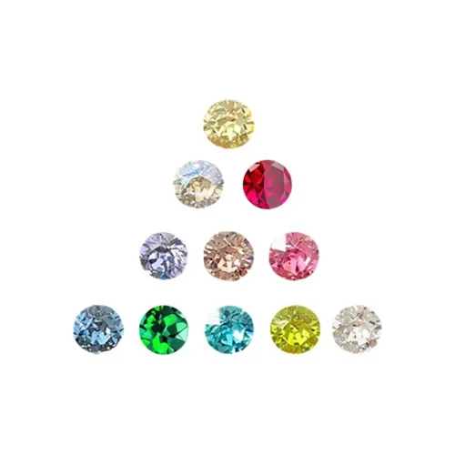 UX Luxury Handcrafted Инкрустированные 'Mom Beloved # Good Luck' Серьги-гвоздики Унисекс