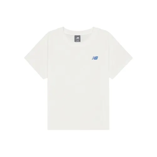 New Balance совместный бренд Стандартная футболка Женская Белая