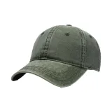 Бейсболка, потертый эффект: светло-зеленый