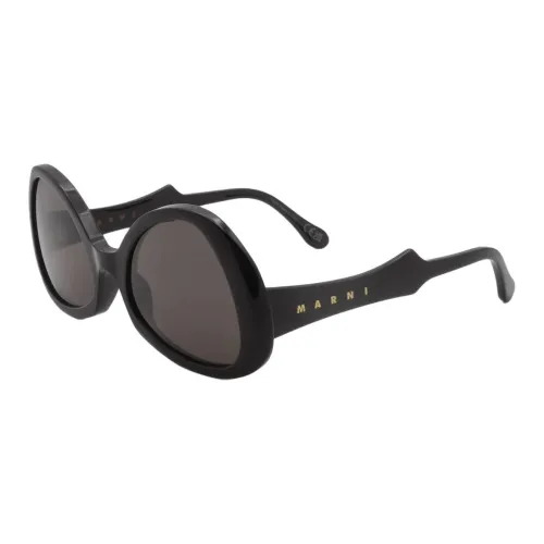Marni Ацетат Нерегулярная форма Солнцезащитные очки Женские Черный