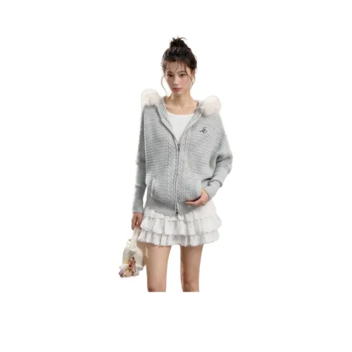 INSLIISA Серый Женский Трикотаж