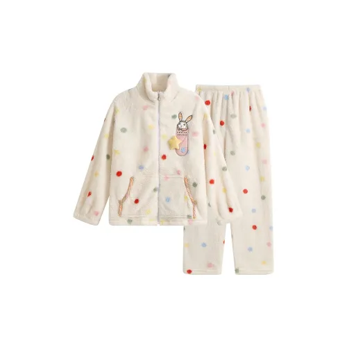 Gongdie Абрикос Женские Пижамные Комплекты