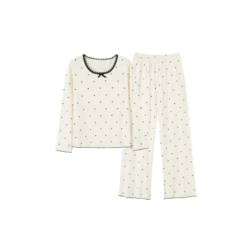 FENTENGCARE Белый Женский Пижамный Комплект