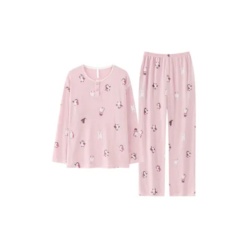 MADALLO Pink Women's Pajama Sets MADALLO Розовый Женский Комплект Пижам