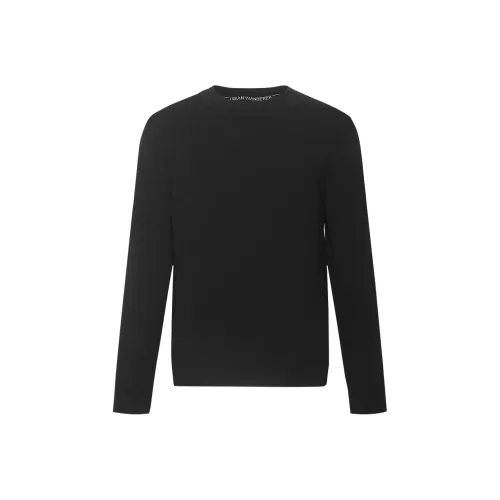 LESS IS MORE Черный 24DMS9061S Мужские Свитера