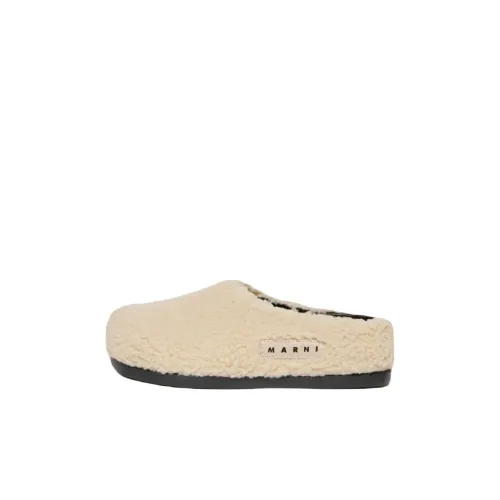 MARNI Fussbett Низкий Топ Домашние Тапочки Кремовый Детский