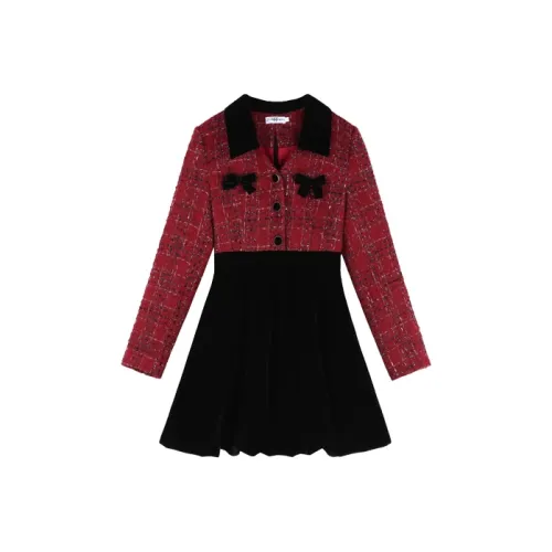 COVT Длинное платье с длинными рукавами женское