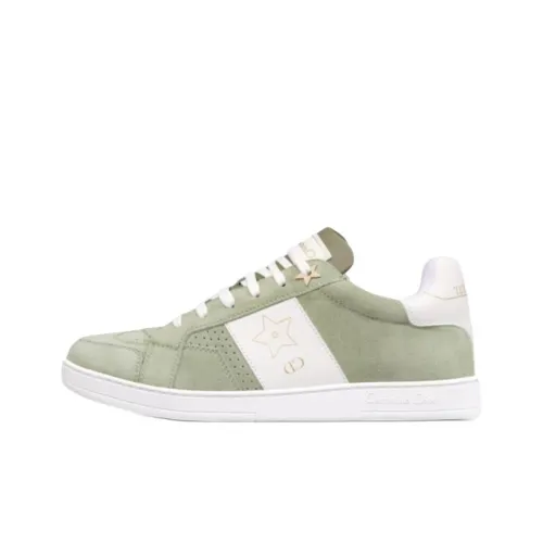 DIOR Star Платформа Обувь Низкие Кроссовки для Скейтбординга Женские Светло-Кактус Зеленый