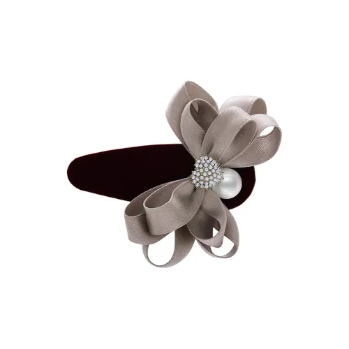 ROYALSASA Полиэстер Искусственная жемчужина Edge Заколка для волос Женская