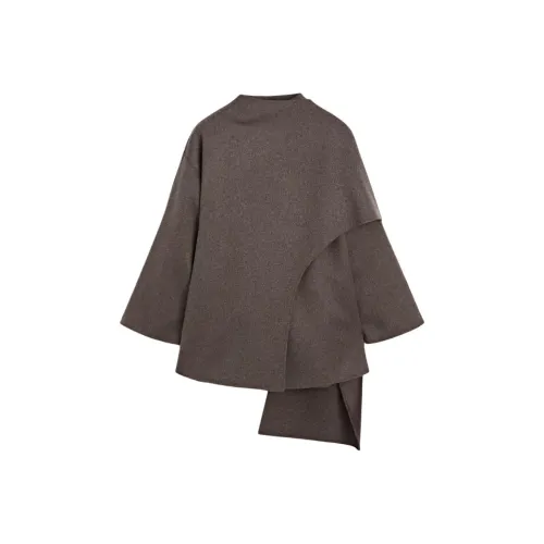 Massimo Dutti Коричневое Женское Пальто